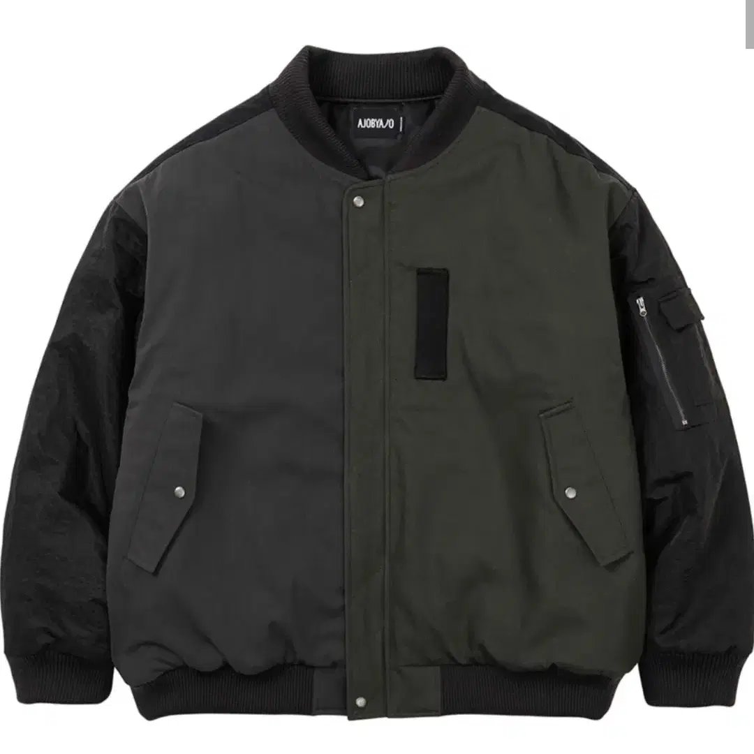 Fourfold Nylon MixedBomber Jacket