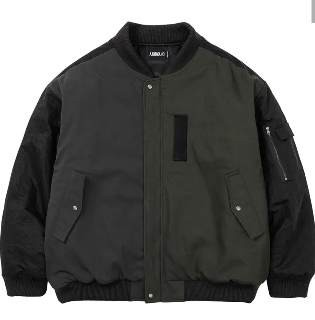 Fourfold Nylon MixedBomber Jacket