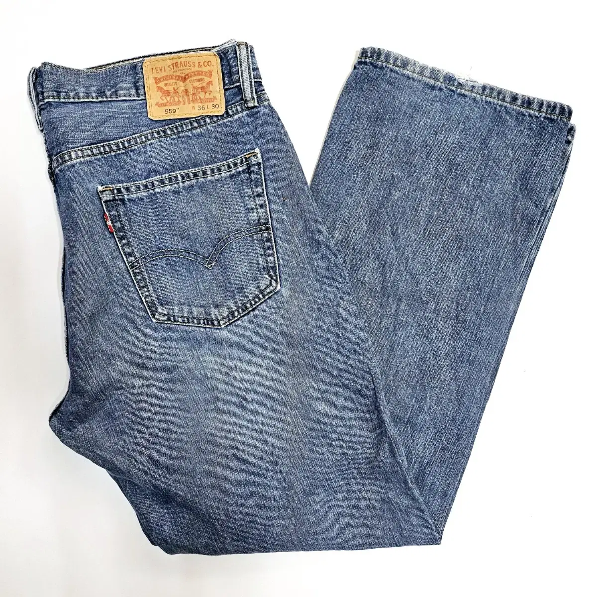 #[Levi's] 559 Relaxed Straight Denim jin mid blue / 36x30