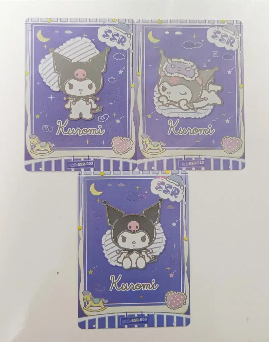 Sanrio Photocard Character Collector's kard Kuromi SSR KARD SET sell 1st Edition