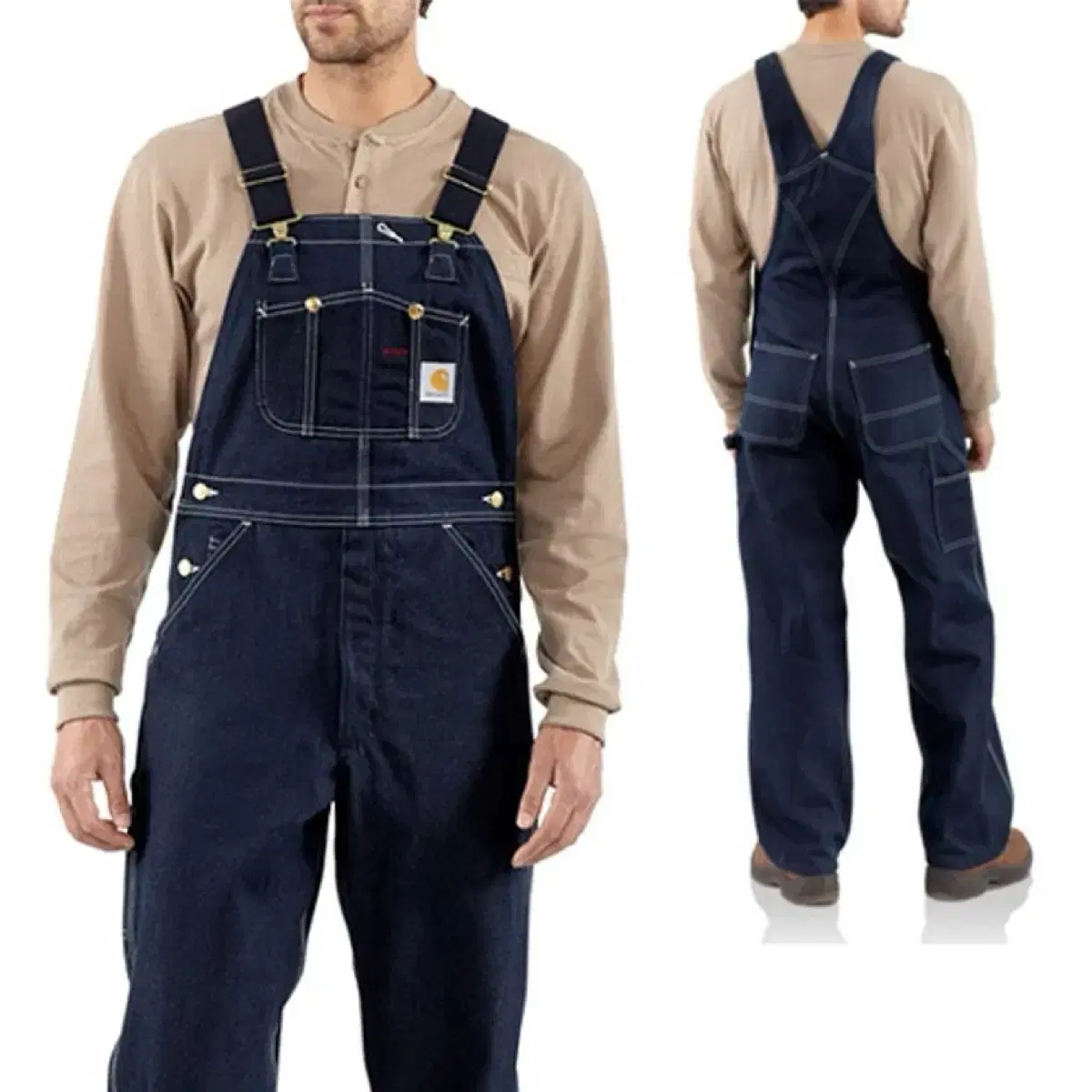 Calhart R08 Denim Bib Overalls