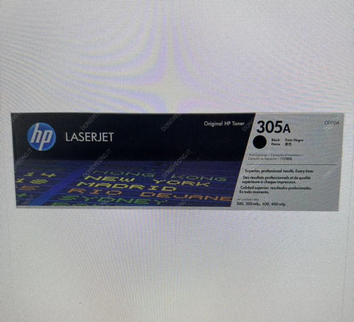 정품 토너 HP 305A 블랙 새상품 판매