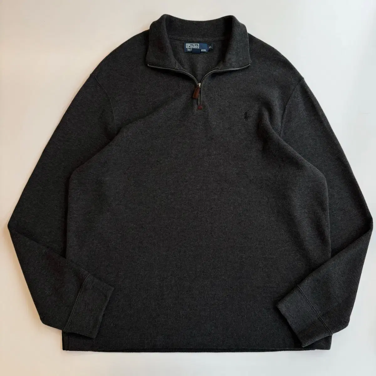 Polo Polo Ralph Lauren embroidered dark gray vahn vahn knit