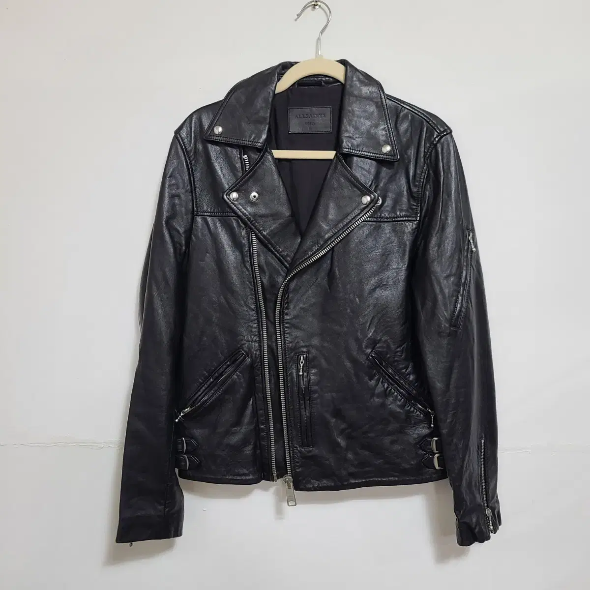 All Saints Sheepskin Rider Jacket Small