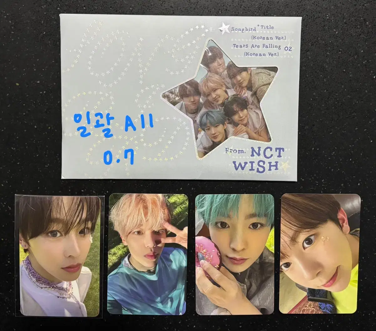 엔시티 위시 송버드 유우시 시온 료 개봉앨범 레터버전 nct wish