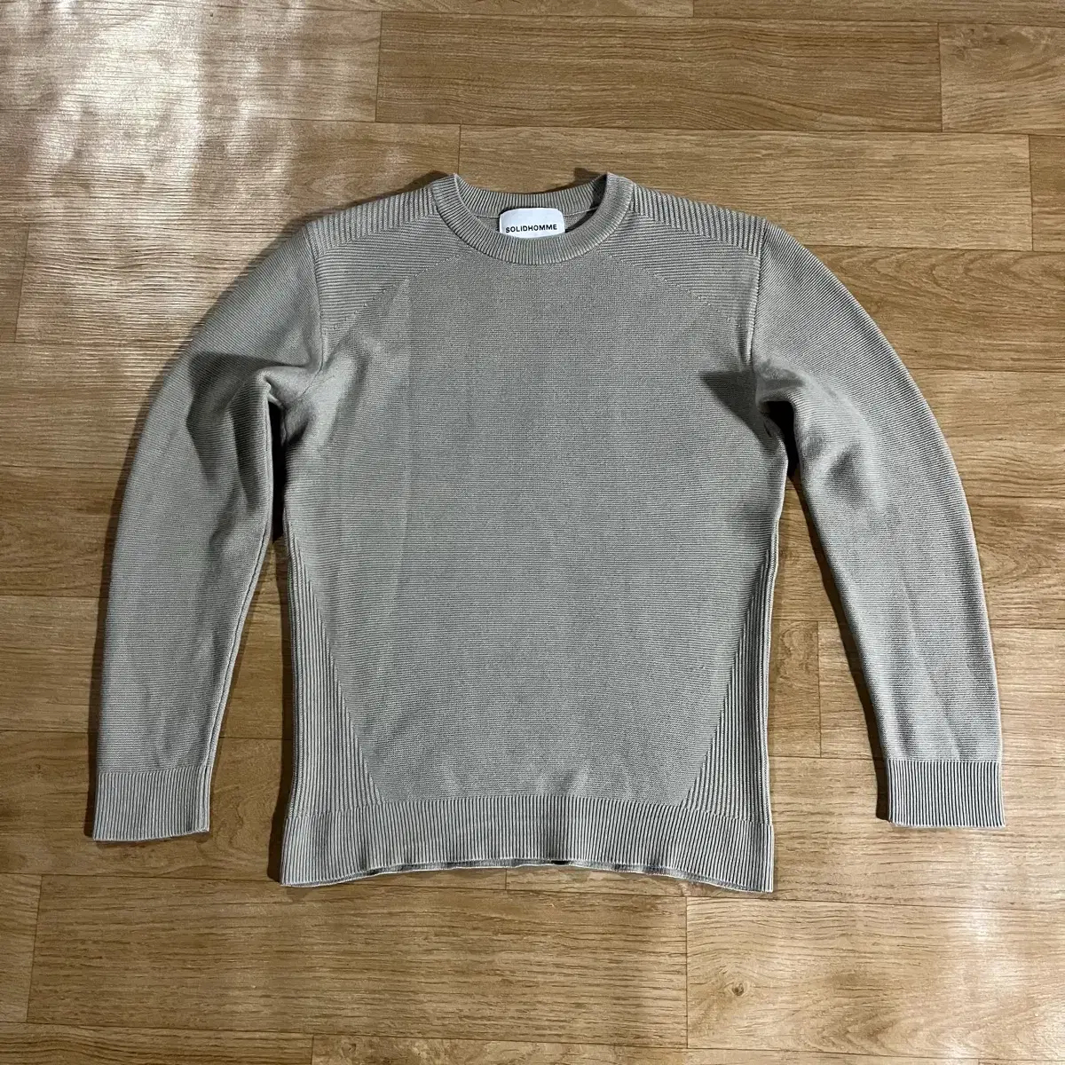 [SL95] Solid Homme Wool Silk Knit