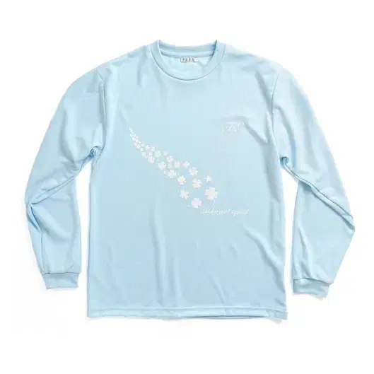 [F.E.E.S] lucky squad long top (blue)