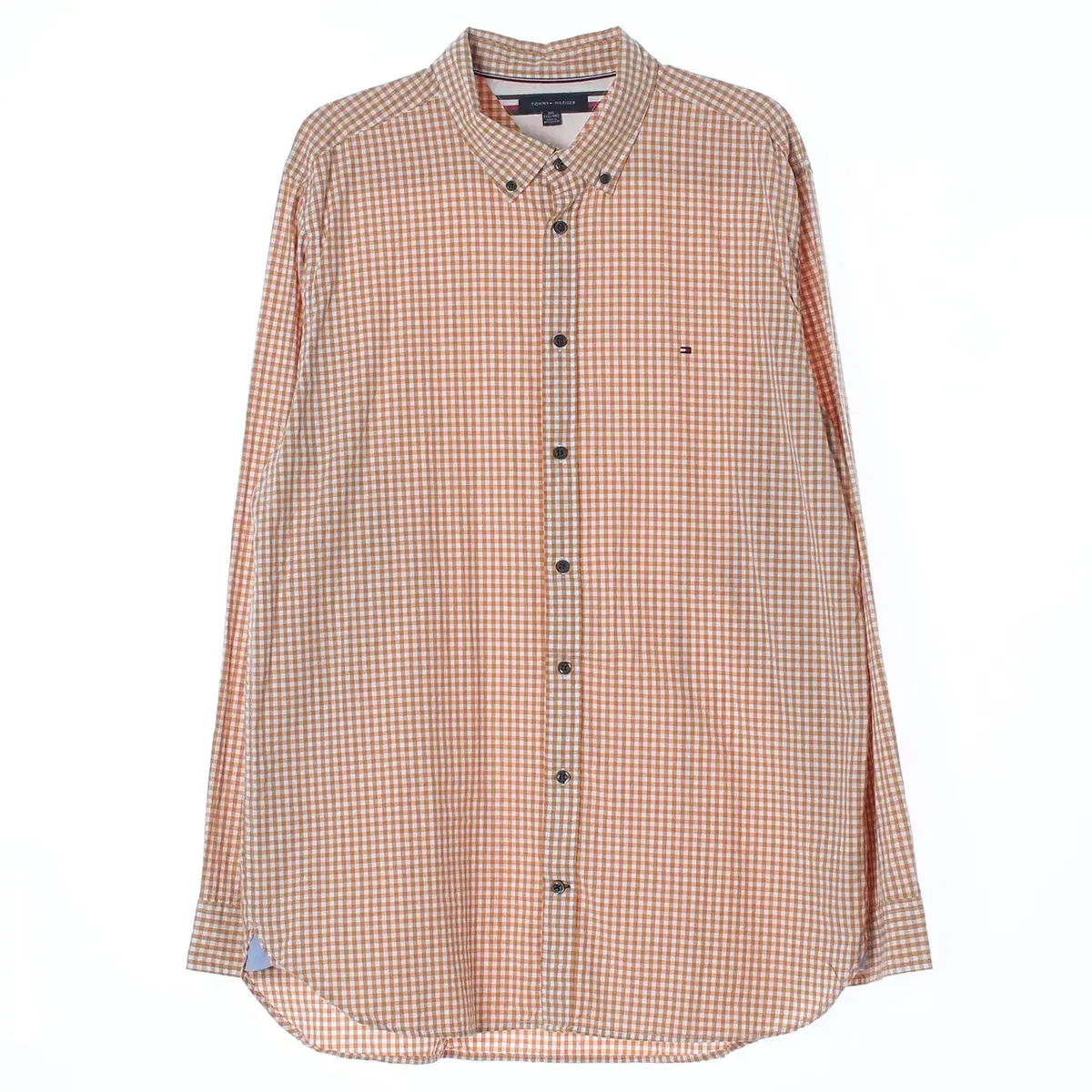 [XXL]Tommy Hilfiger Brown Gingham Check Shirt