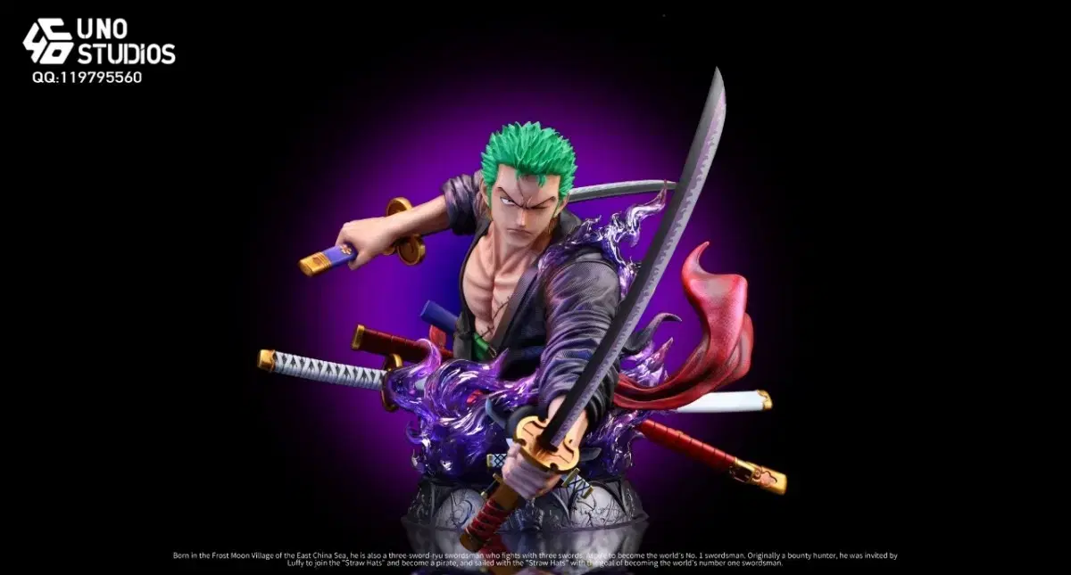 [1Q25] UNO ONEPIECE Zorro Bust Resin Figure of Jo.