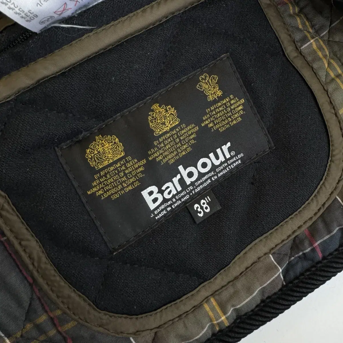 Barbour  바버 울 퀼팅 블랙 자켓