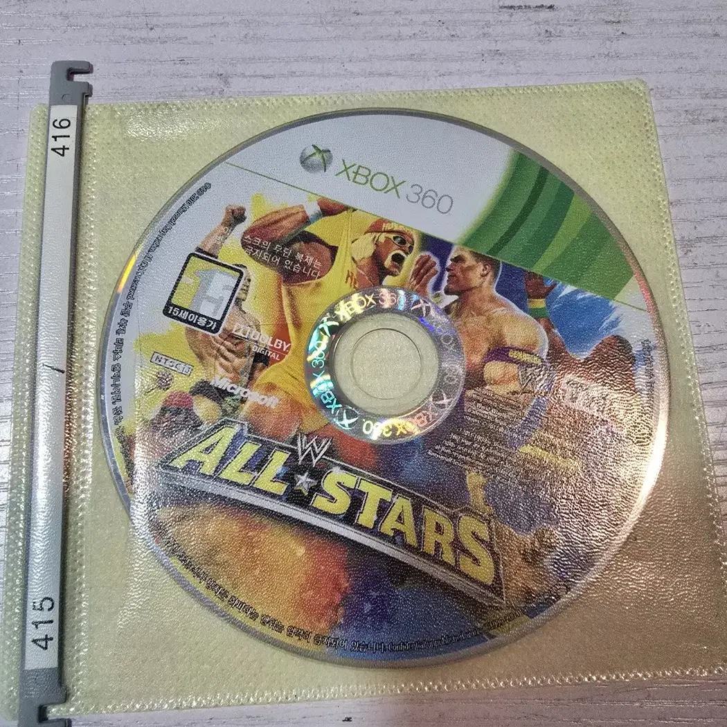 xbox360 wwe 올스타 알시디