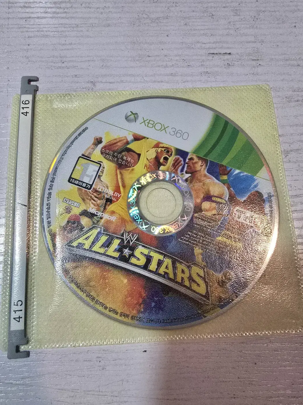 xbox360 wwe 올스타 알시디