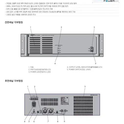 [인터엠] PA-9312, PA 파워앰프