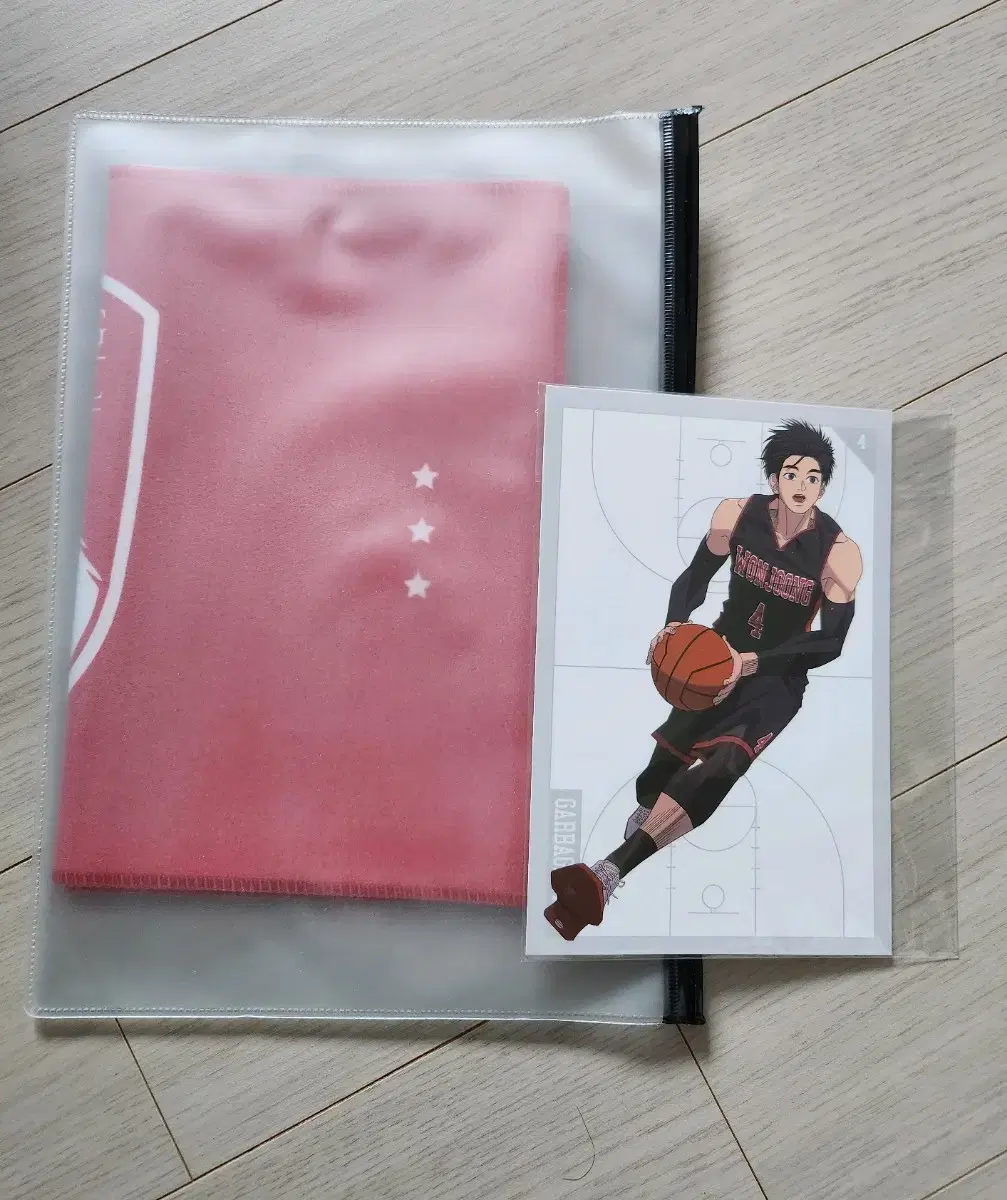 Garbage Time Gakta 2 parts Won Jung Go Towel, 4 parts Jeon Young Joong postcard