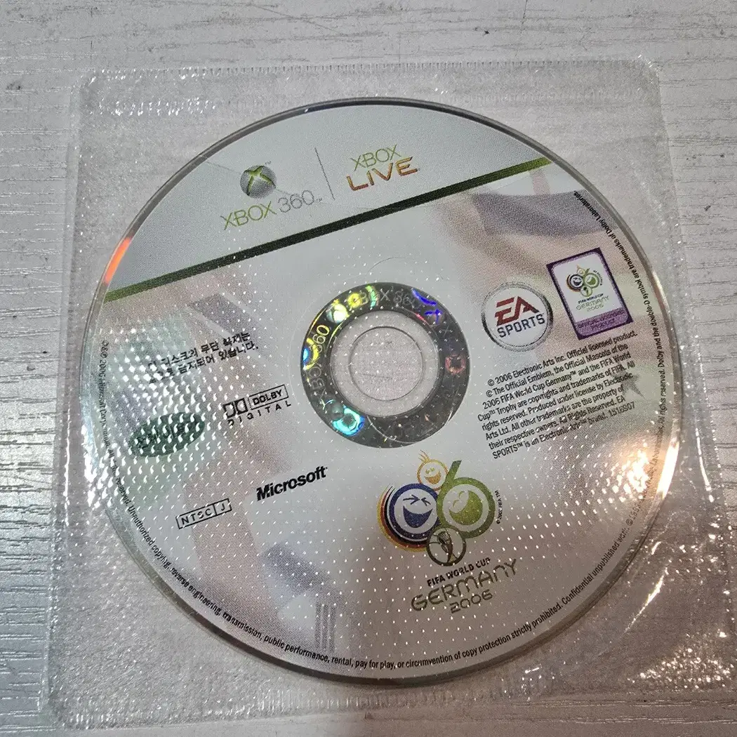 xbox360 피파2006 독일 월드컵 알시디