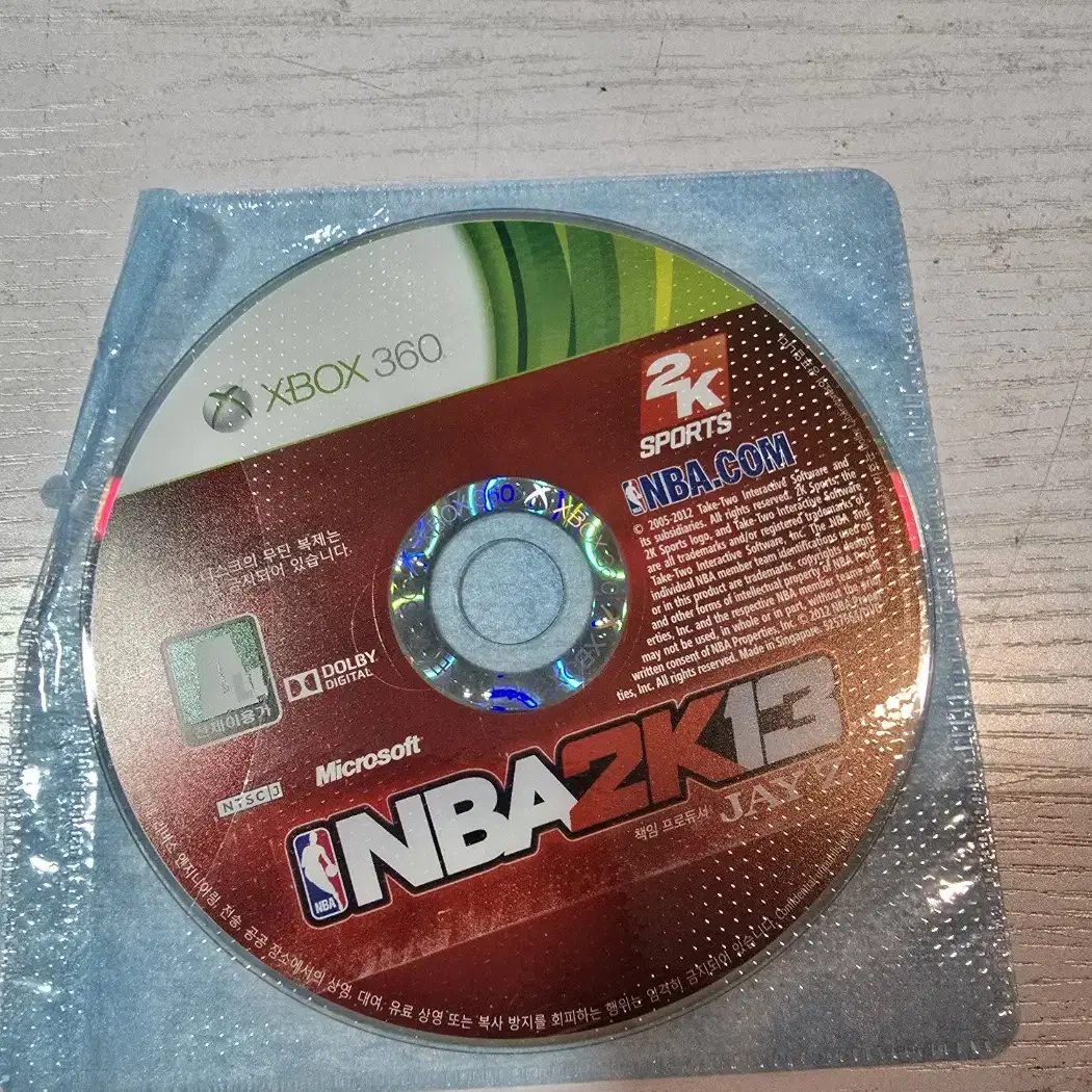 xbox360 nba2k13 알시디