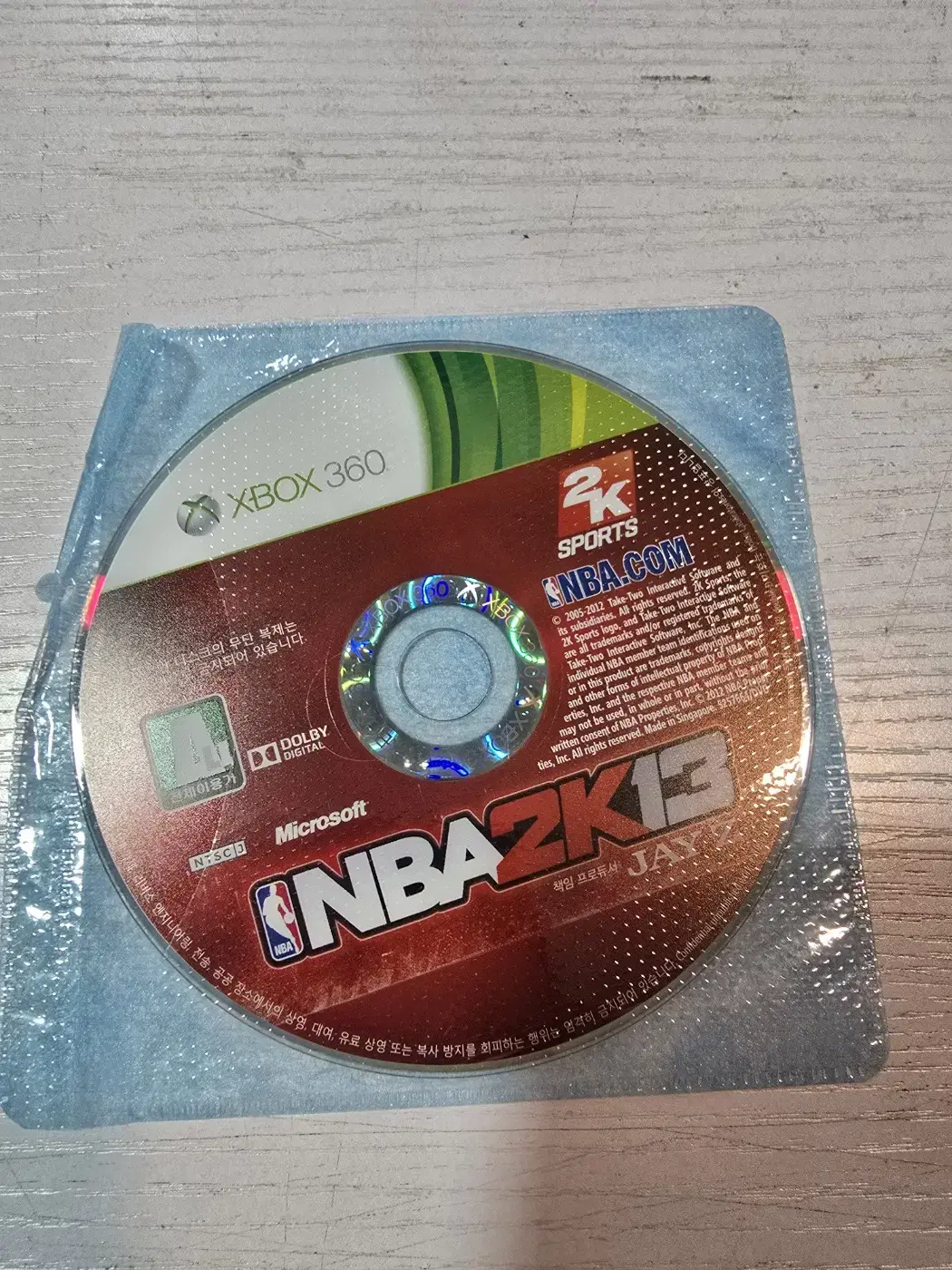 xbox360 nba2k13 알시디