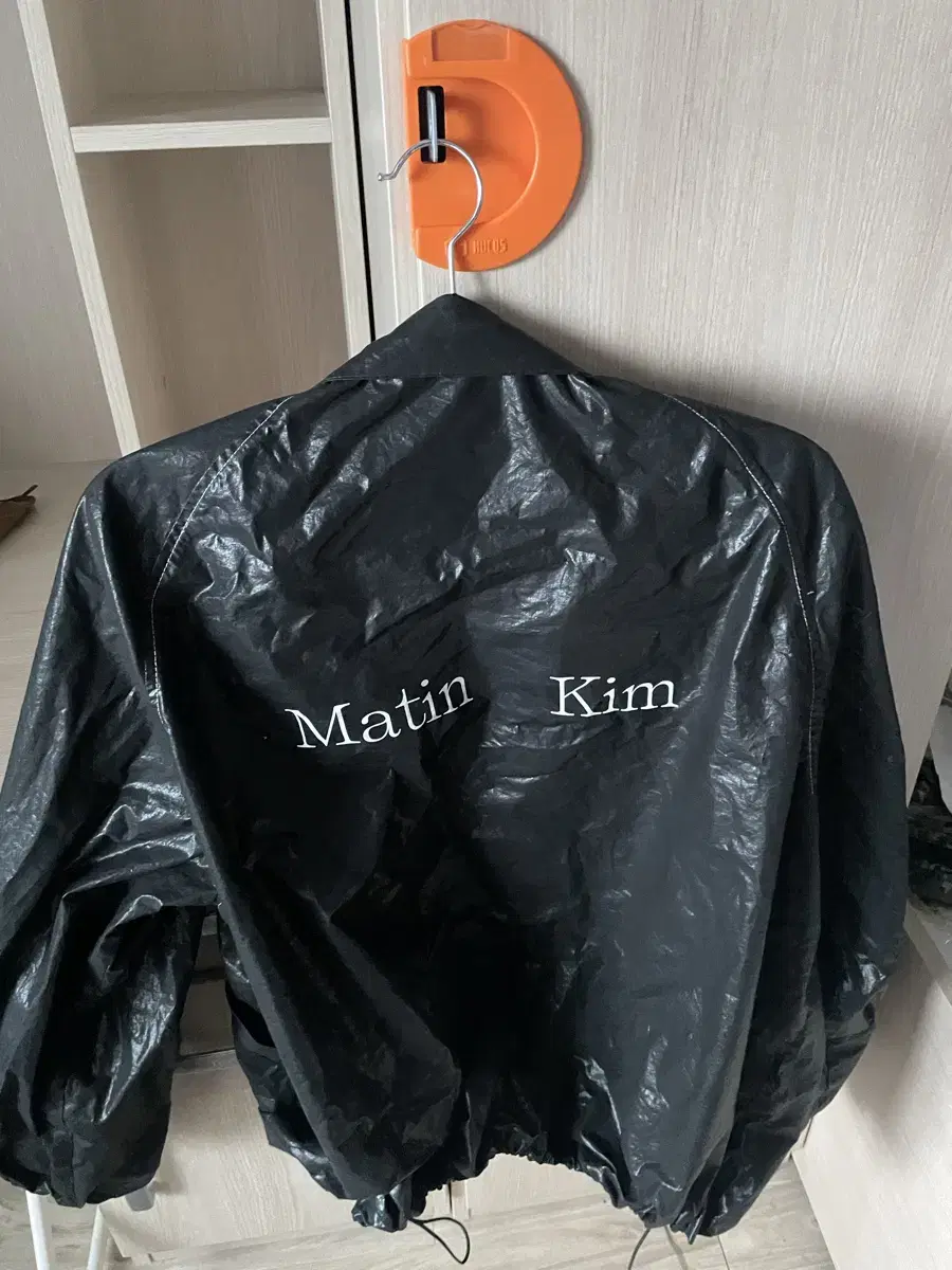 MATIN KIM LOGO COATING JUMPER