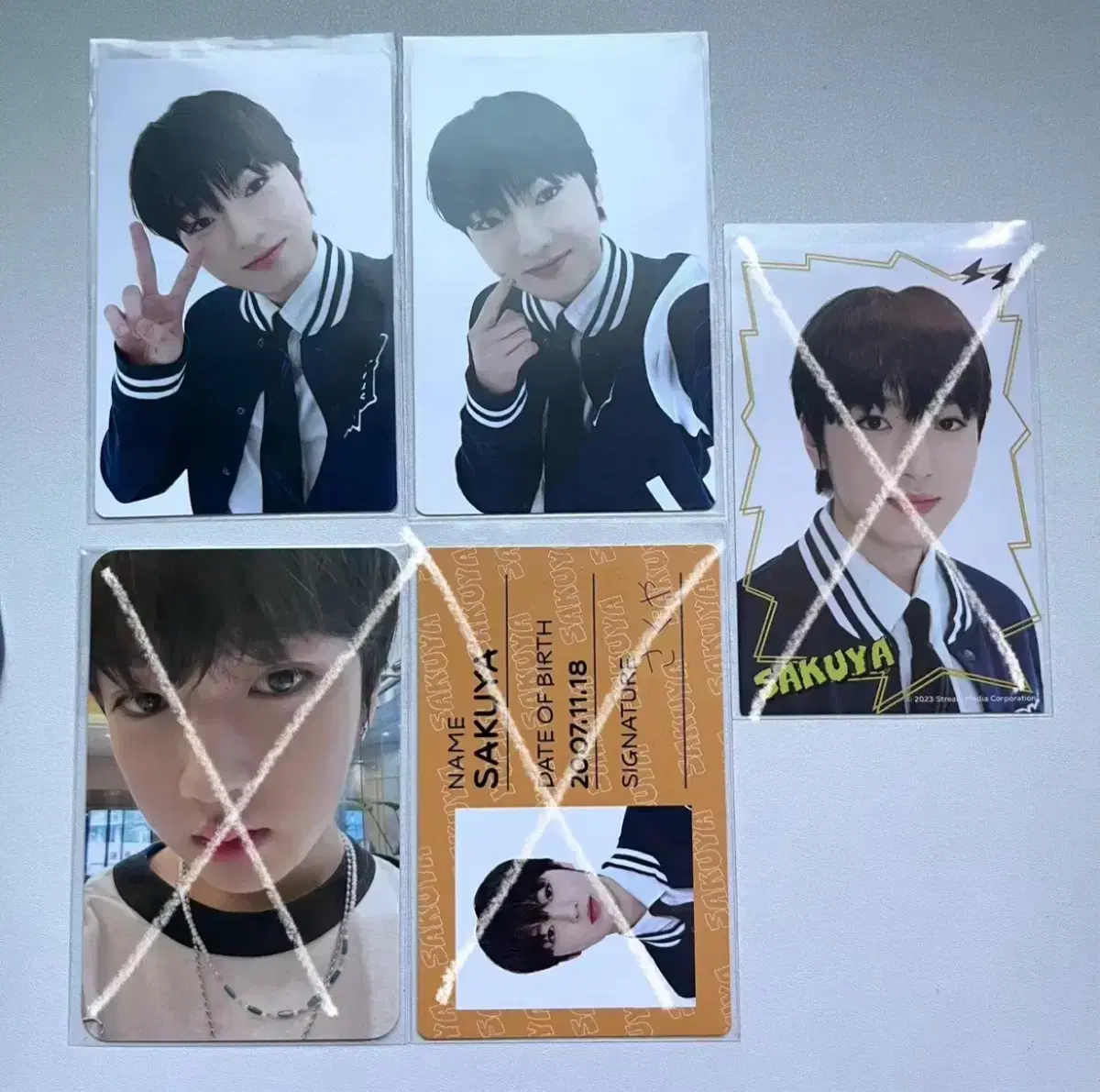 NCT wish Sakuya Japan Pre-Debut Photo Card sticker WTS