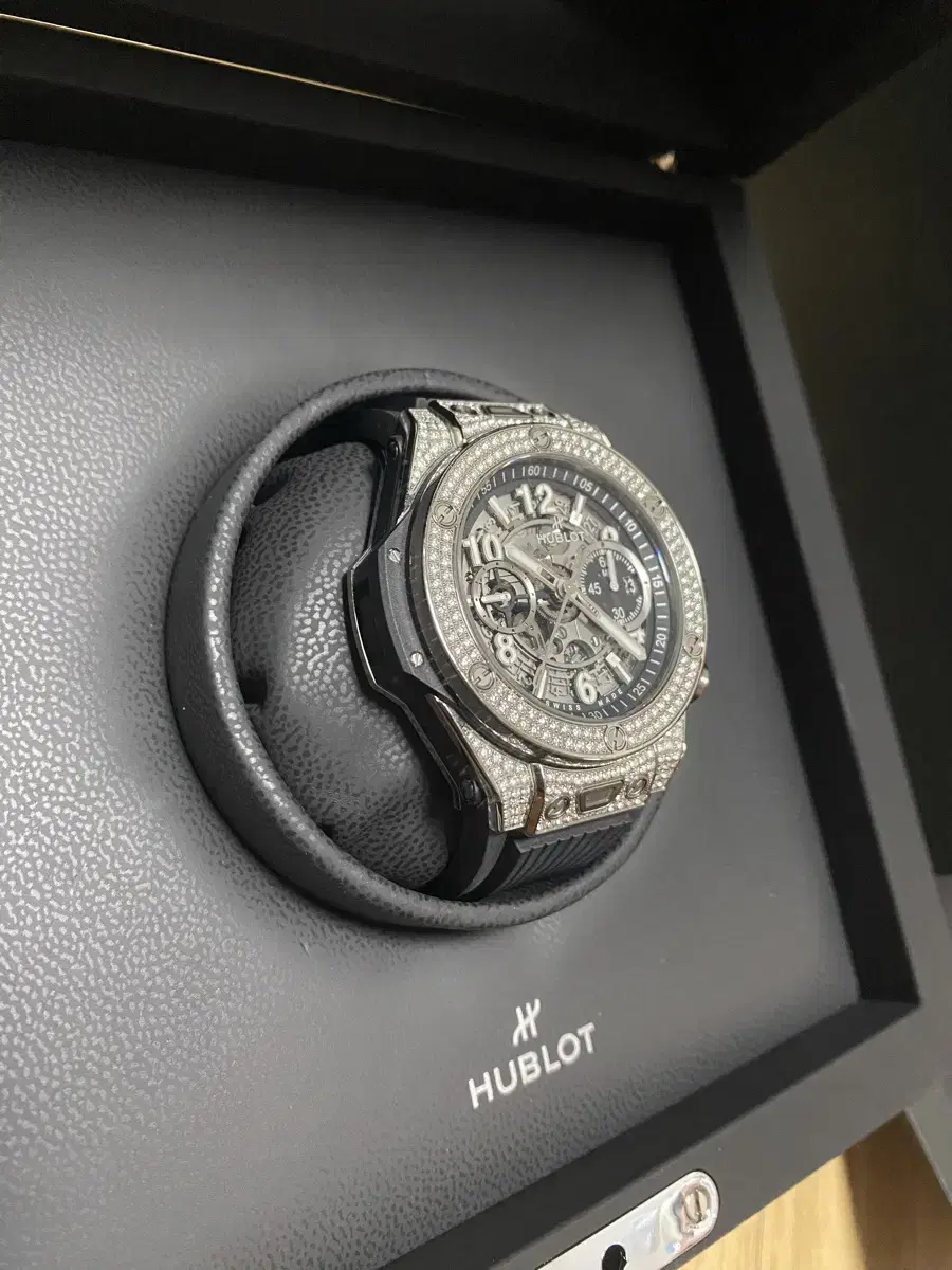 (Quick sale) Wiblo Big Bang Unico 44M Titanium Pave Full Dia.