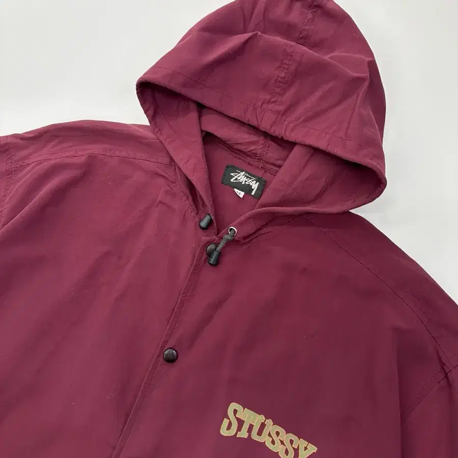 STUSSY 스투시 80s 버건디 코치 자켓