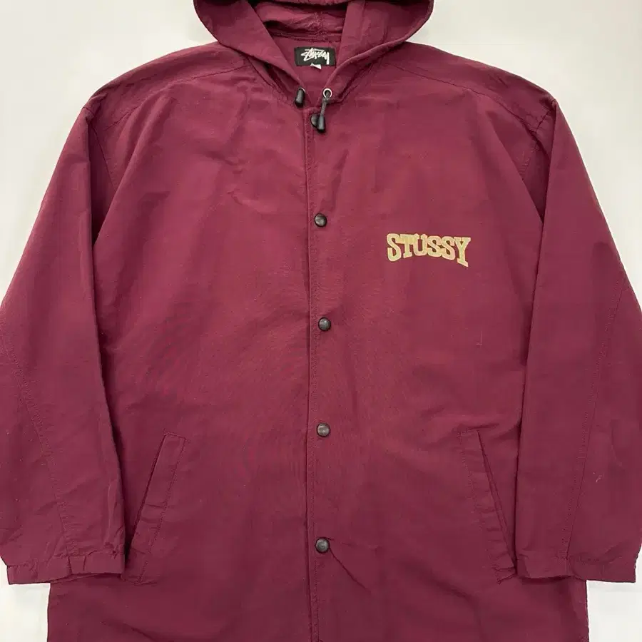 STUSSY 스투시 80s 버건디 코치 자켓