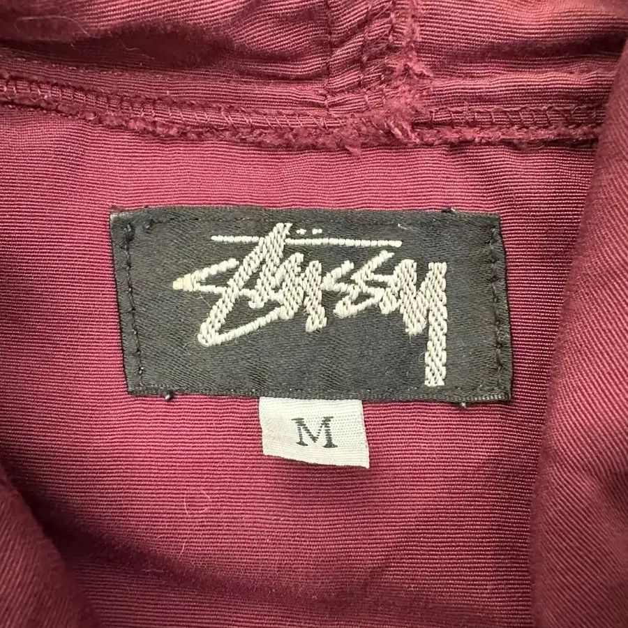 STUSSY 스투시 80s 버건디 코치 자켓