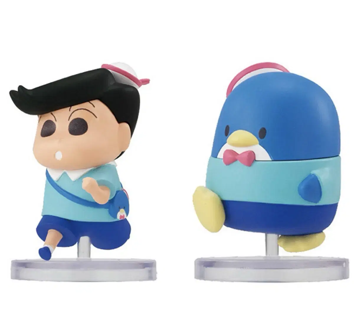 (Chulsu,Tuxedo Sam)Crayon Shin-chan x Sanrio Collaboration CapsuleToy Gacha Figure Changu