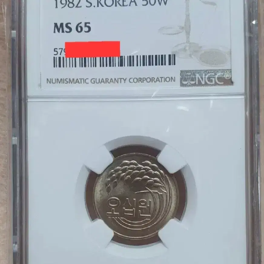 1982년 50주 NGC MS 65