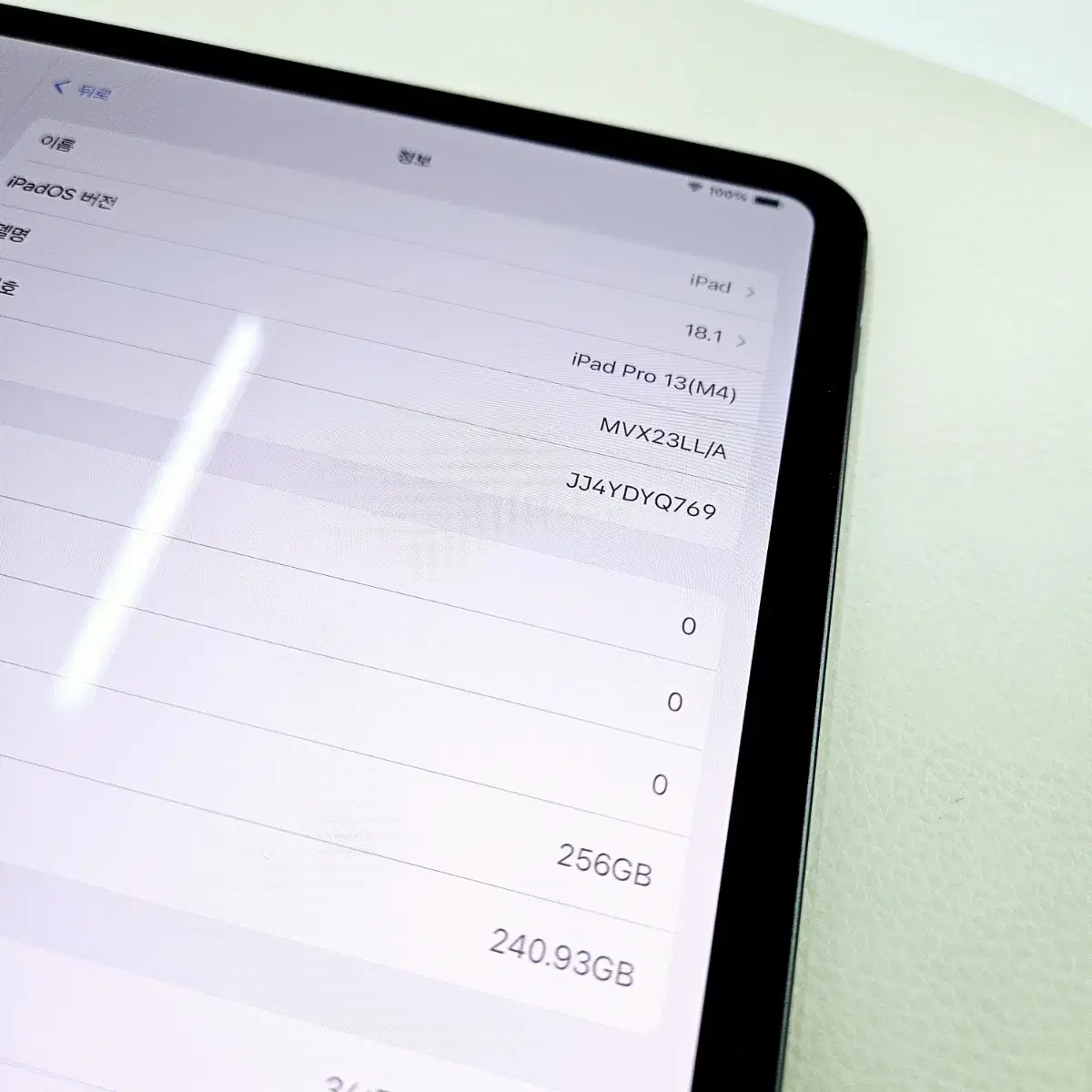 아이패드프로13 m4 256G wifi