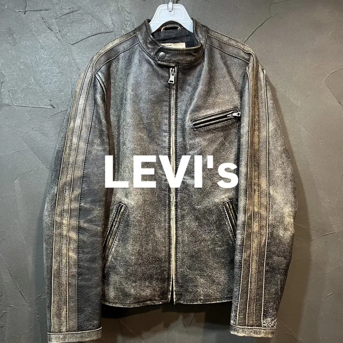 [M] LEVIs 리바이스 소가죽 자켓