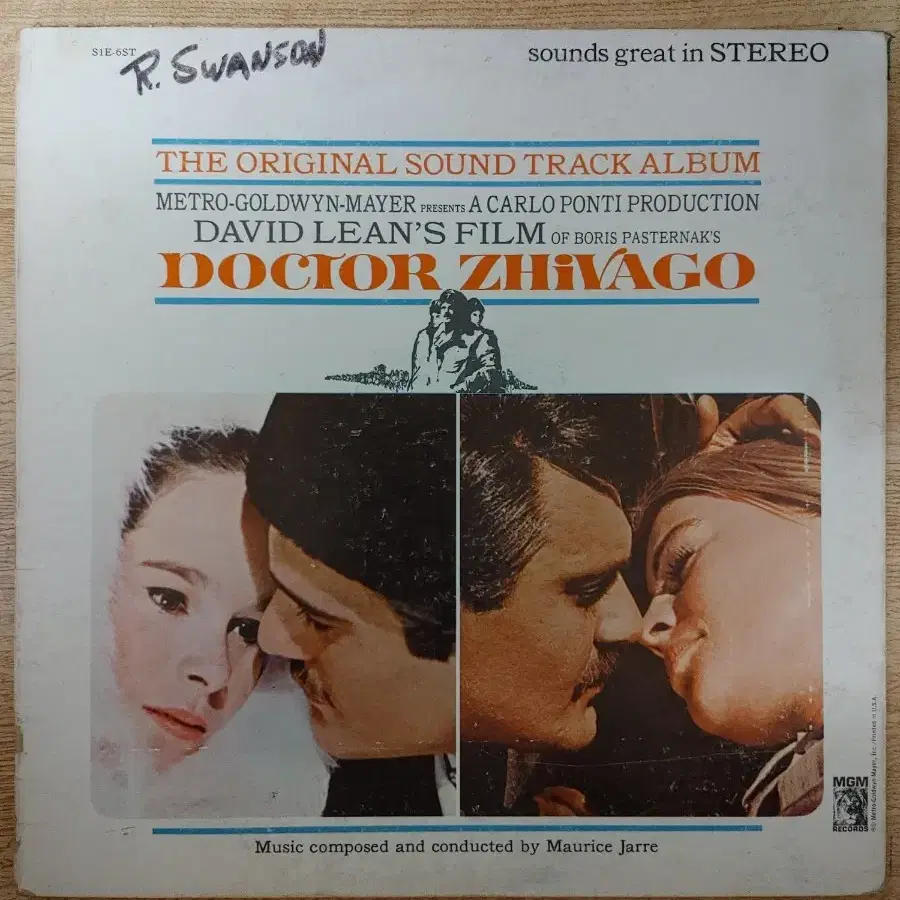 OST: DOCTOR ZHIVAGO 음반 (LP 턴테이블 오디오 앰프 음