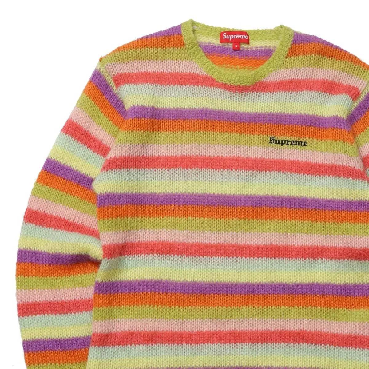 19AW Supreme Stripe Mohair Knit