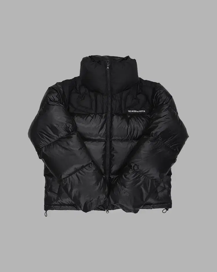 [Same day shipping] TheMuseum Visitor Heart Stitched Puffer Down Jacket Padded Black