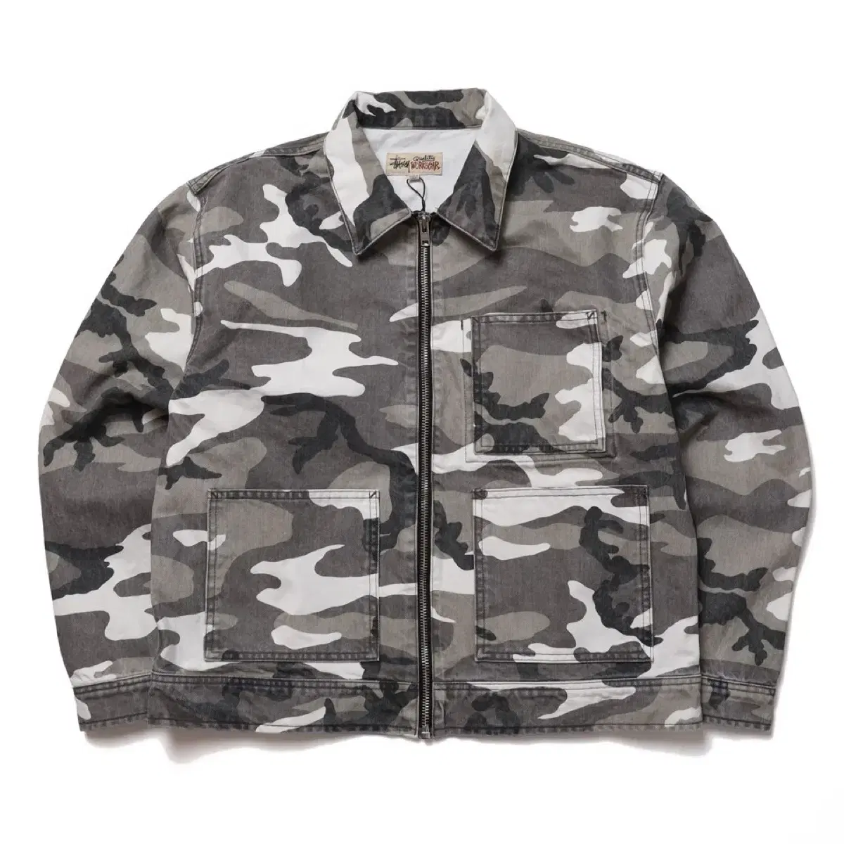 Stussy Camo Zip Work Jacket