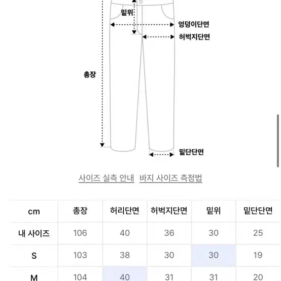 유니폼 브릿지 퍼티그팬츠