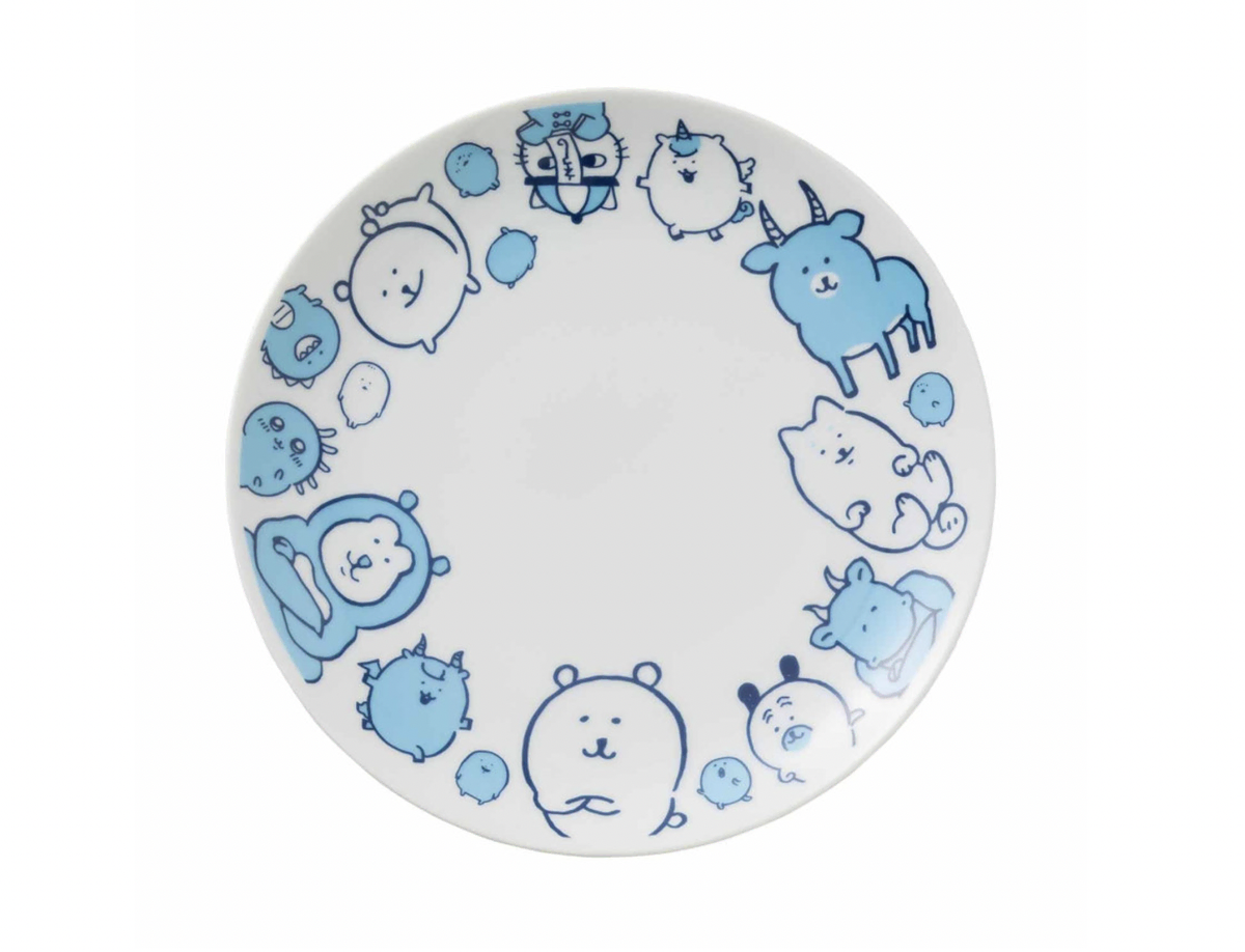 Nagano Kuma the Joke Bear and Friends Large Platter