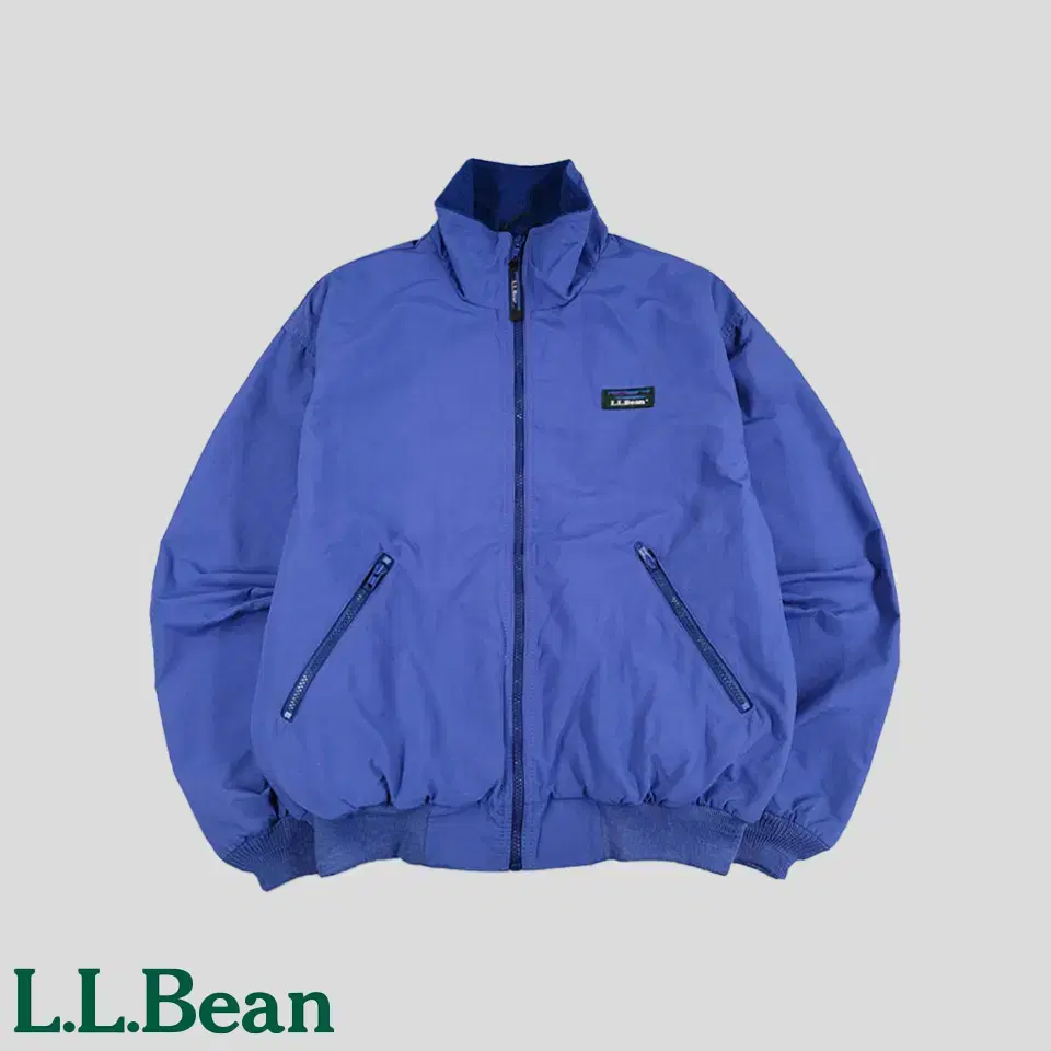 L.L.BEAN 엘엘빈 90s 피그먼트 블루 로고패치 3시즌 자켓 이너플