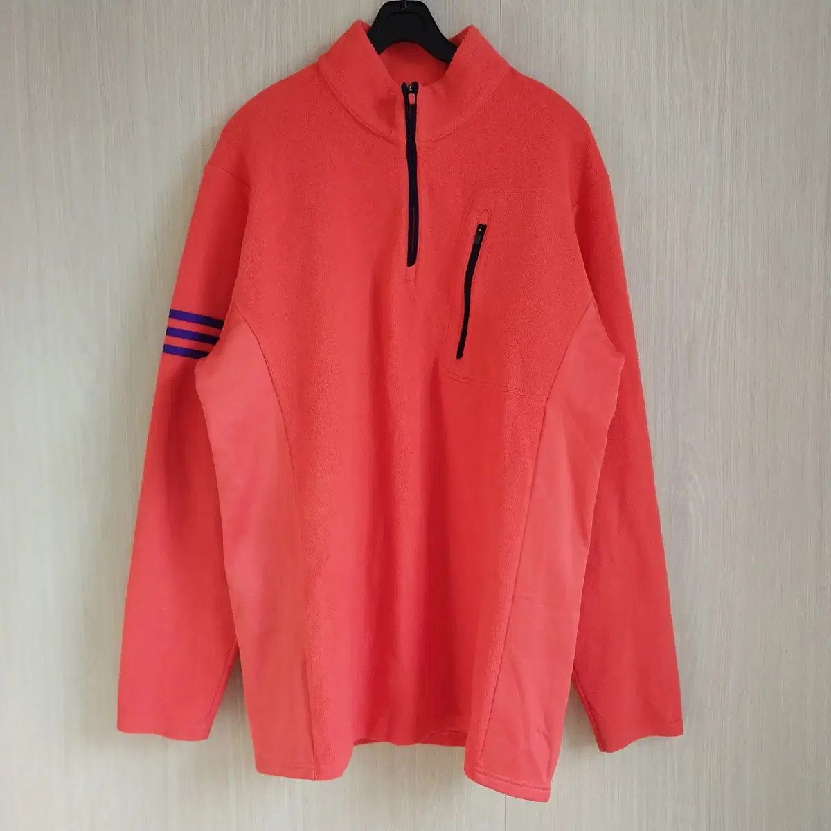 Adidas Genuine Vahn Zip Up Long Sleeve T-Shirt 110 size C11200