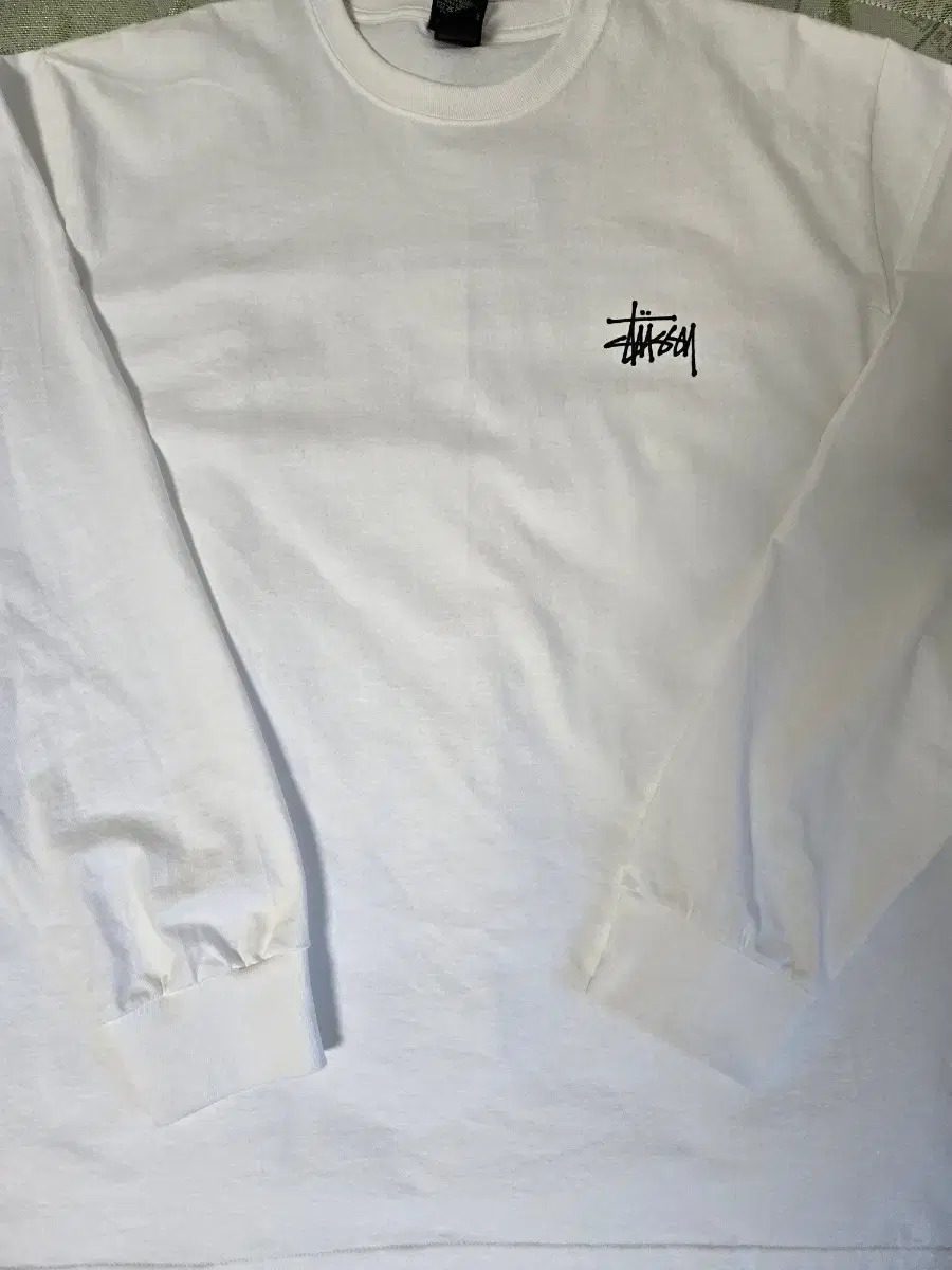 [XL] Stussy Basic Long Sleeve White 24