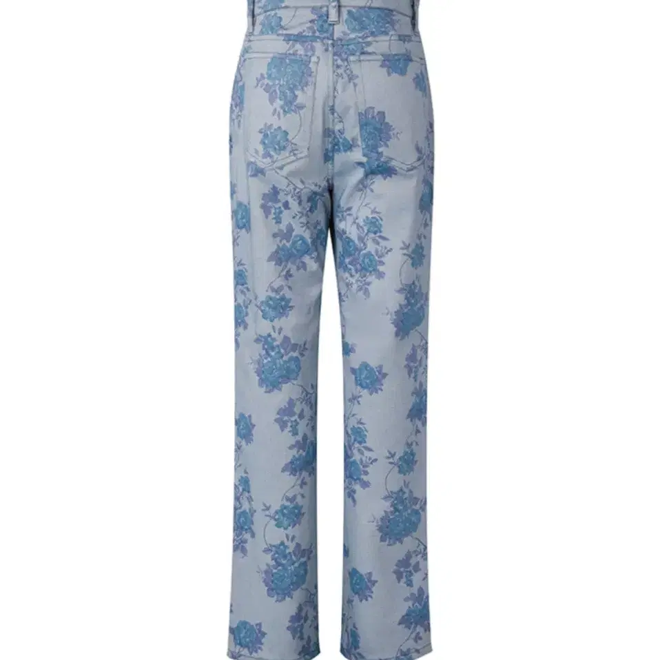 Teak 티크 blue rose pants