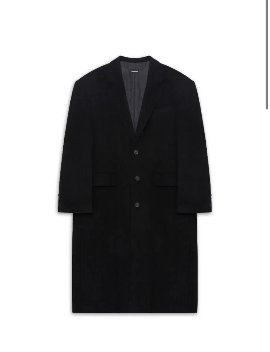 [S] Pioneers Wool Coat Black