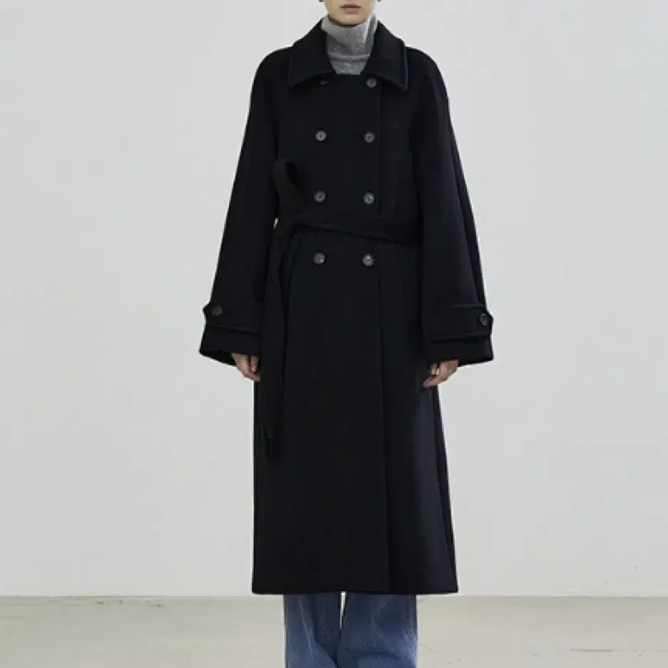 노티아DOUBLE BREASTED BALMACAAN COAT