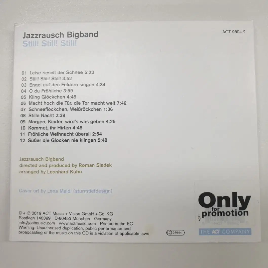 [중고 CD] Jazzrausch Bigband - Still! x3