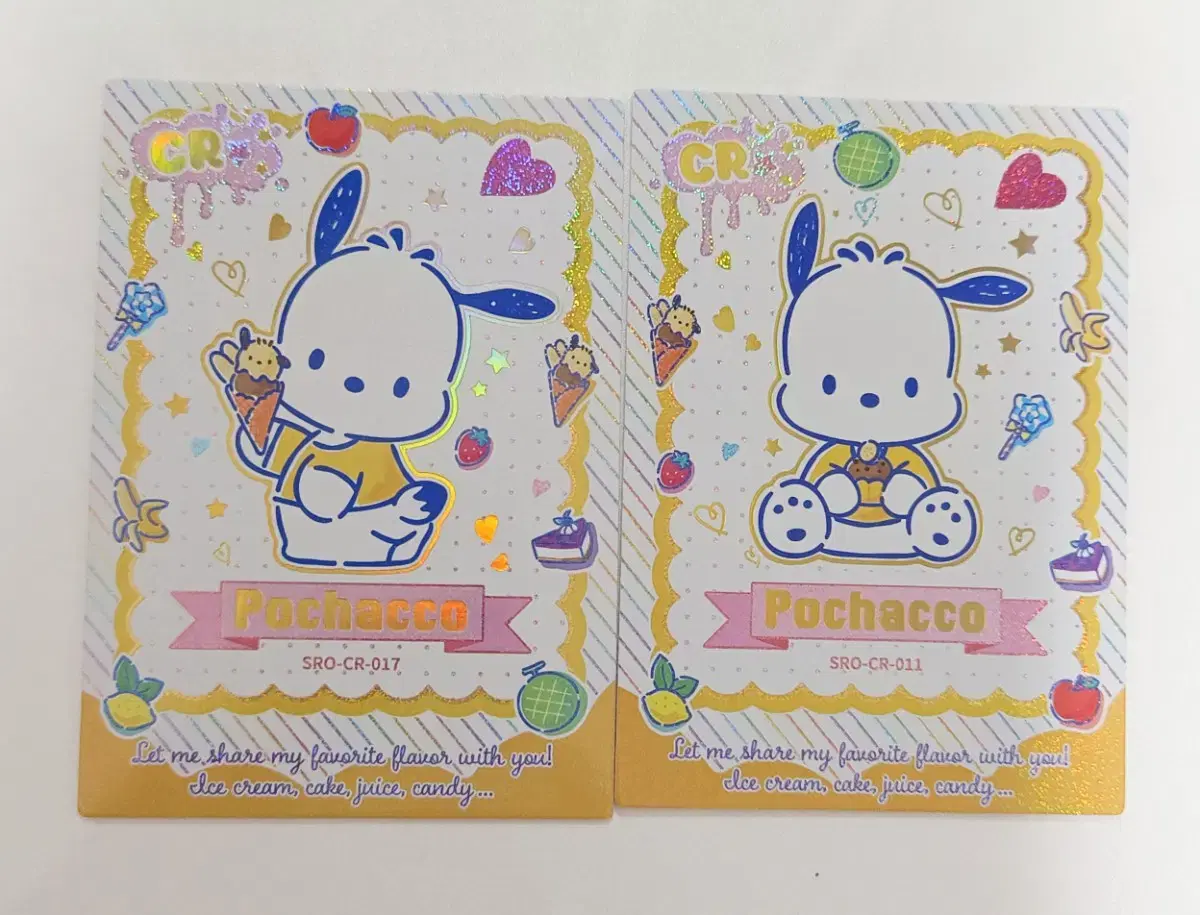 Sanrio Photocard Character Collectors' kard Pochaco CR Card Set sell 1st Edition