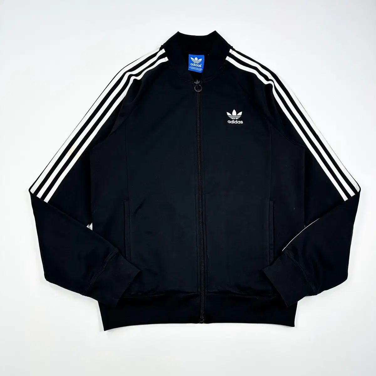 (L) Adidas Original Superstar Tracktop Jersey Black