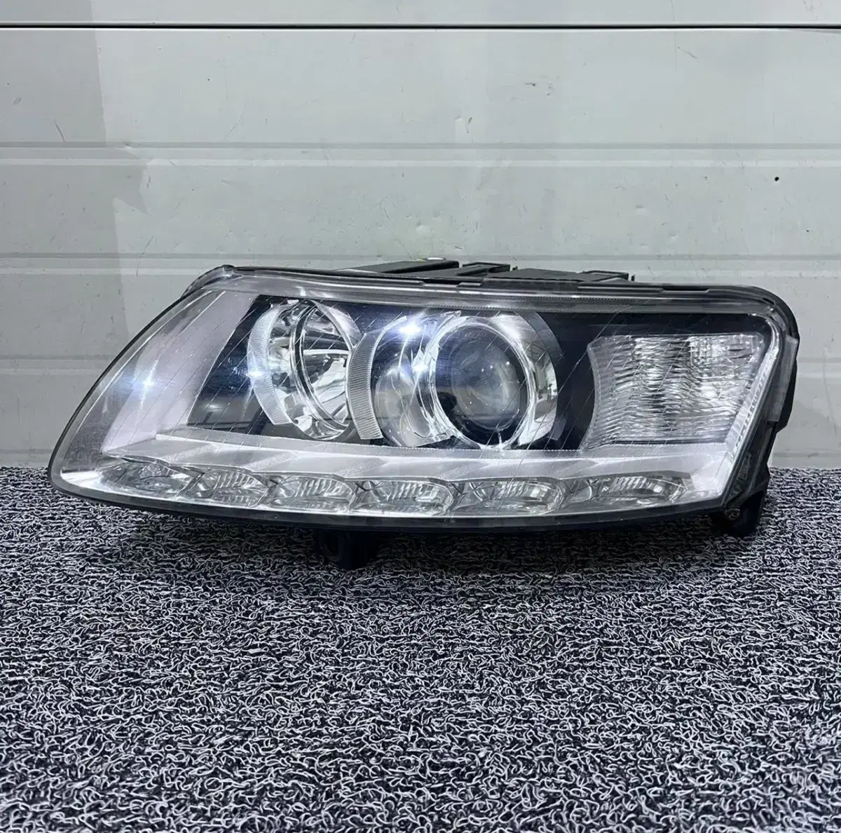 아우디A6 4F0 후기형 LED HID 라이트 헤드램프 케이스 운전석