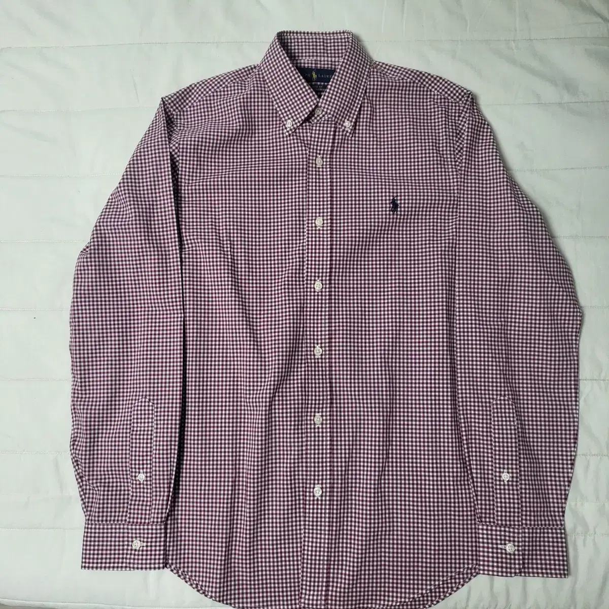 New Polo Ralph Lauren Gingham Shirt Red S 95-98