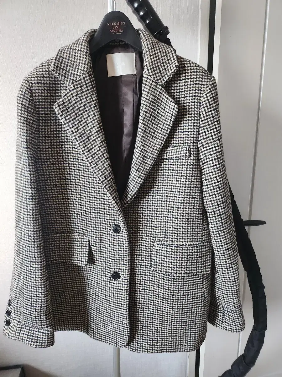 Thick checked jacket (free home delivery)