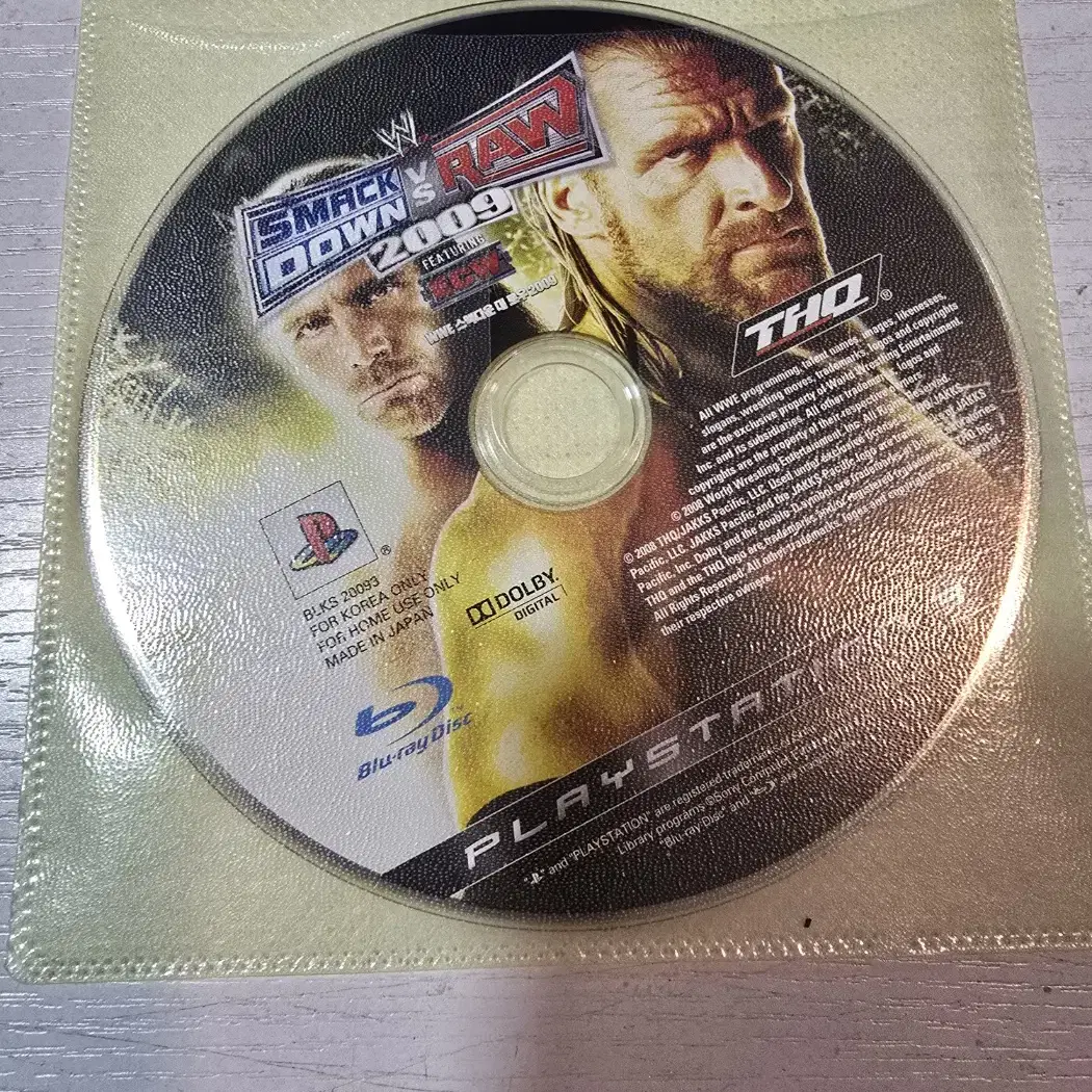 ps3/플스3 스맥다운vs로우 2009 알시디